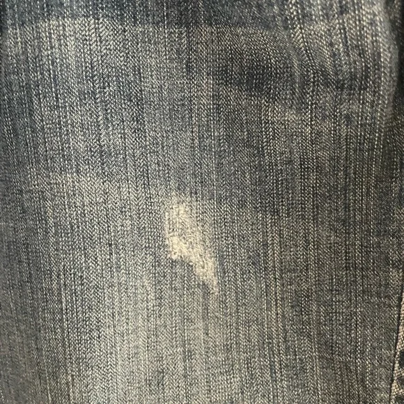 a.n.a Blue Denim Boyfriend Shorts - Picture 4 of 8